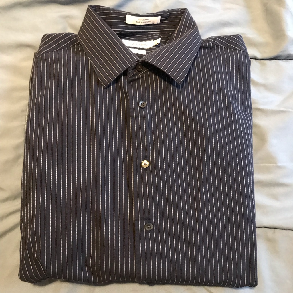 Calvin Klein Men’s Button Down 100% Cotton